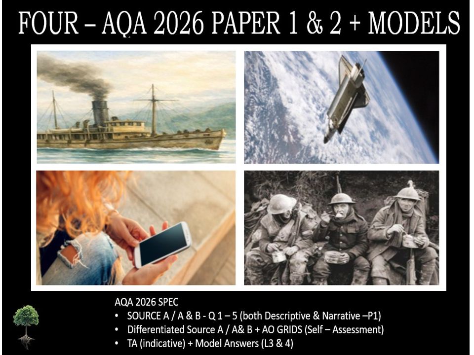 FOUR - AQA PAPER 1 & 2 | 2026 FULL MOCKS | MODELS