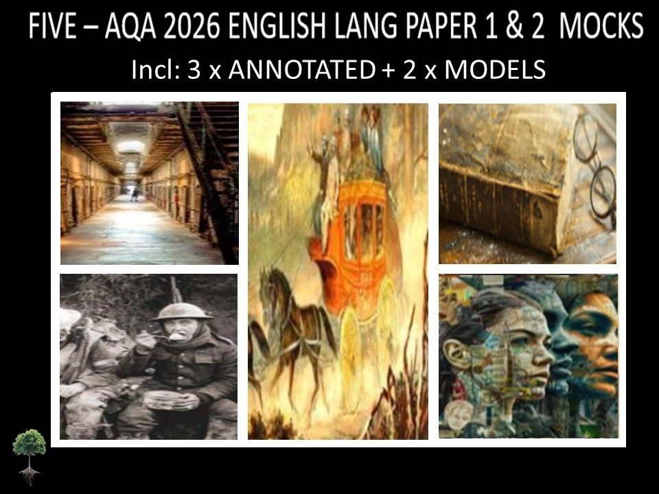 FIVE - AQA PAPER 1 & 2 | 2026 FULL MOCKS | ANNOTATED | MODELS