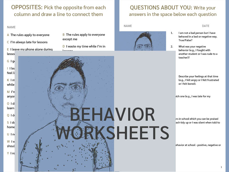 Behavior Worksheets (US)