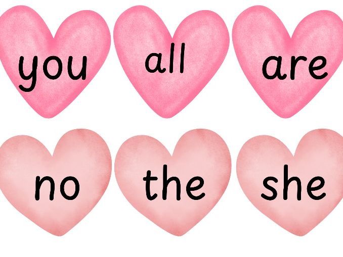 Tricky Words Envelopes