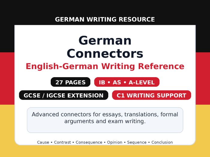 ADVANCED GERMAN CONNECTORS