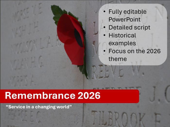 Remembrance Assembly 2026: Service in a Changing World