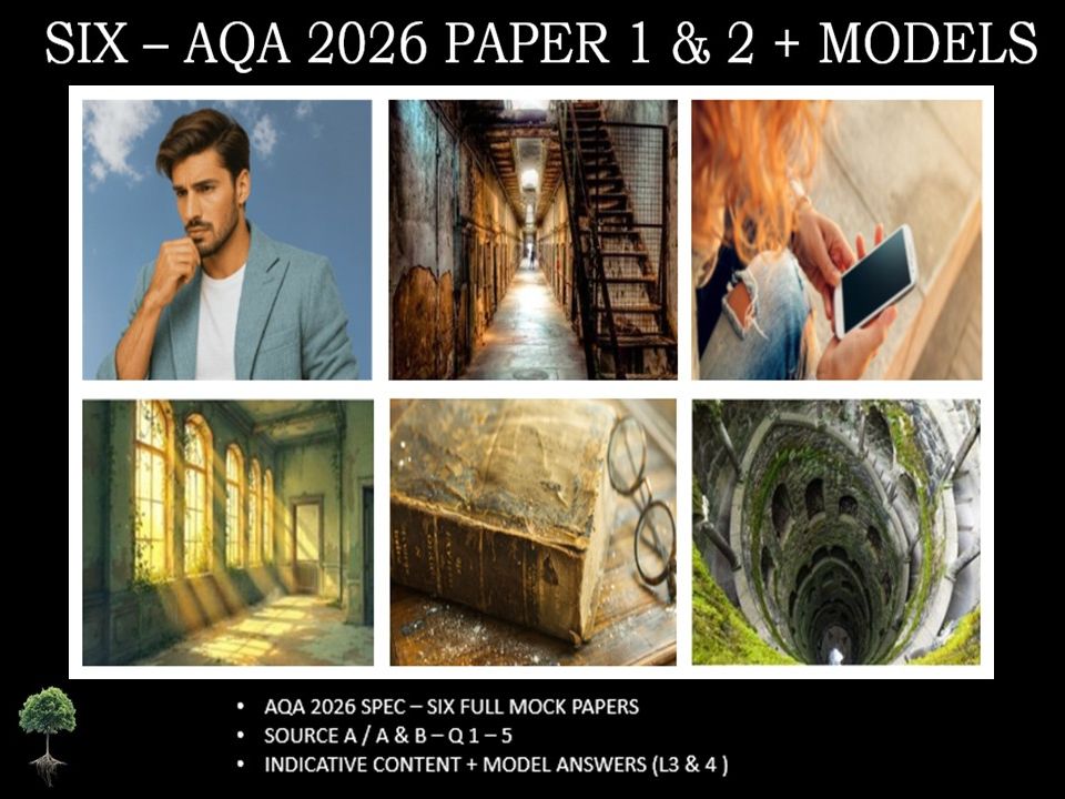 SIX - AQA PAPER 1 & 2 | 2026 FULL MOCKS | MODELS
