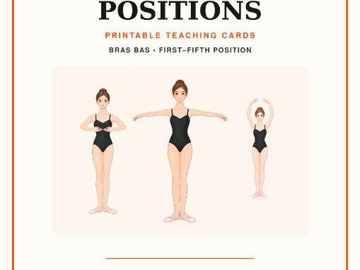 Ballet Arm Positions Printable Cards