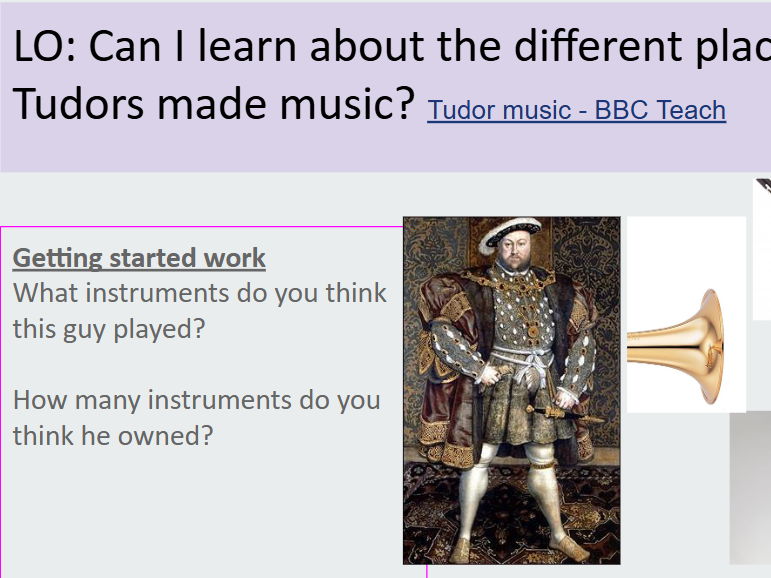 Tudor Music for SEND