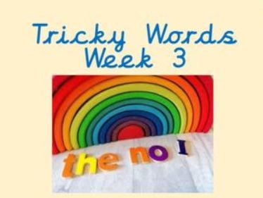 Phonics- tricky words Phase 2 (perfect for Home learning)