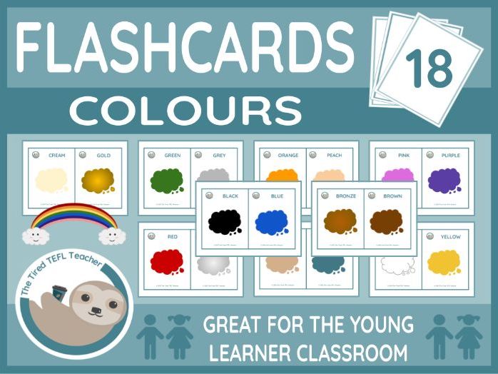 ESL Colours Flashcards