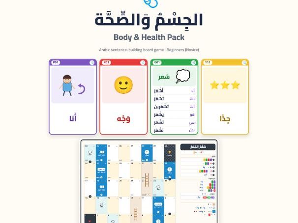 Arabic Body & Health Sentence-Building Game