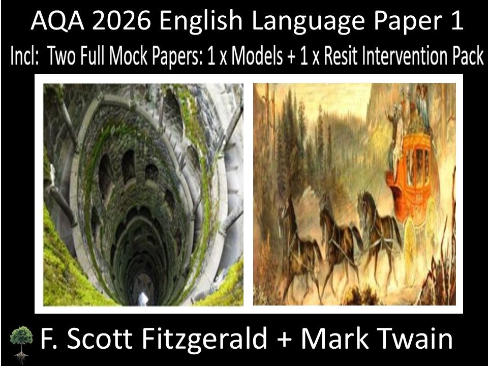 Two AQA 2026 English Language Paper 1 Mocks | Resit Intervention | Models