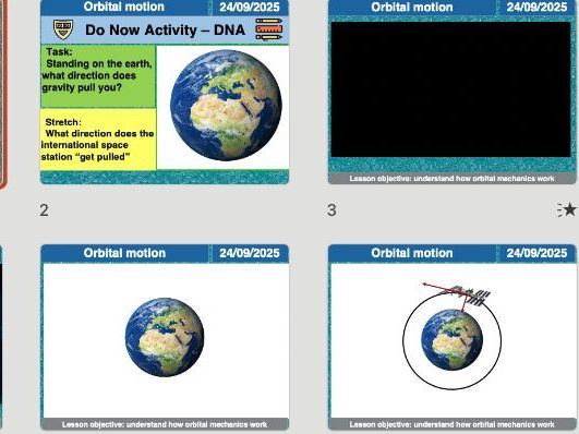 AQA GCSE Physics P16.3 – Planets, Satellites & Orbits | Editable Lessons, Worksheets & Answers + Fre