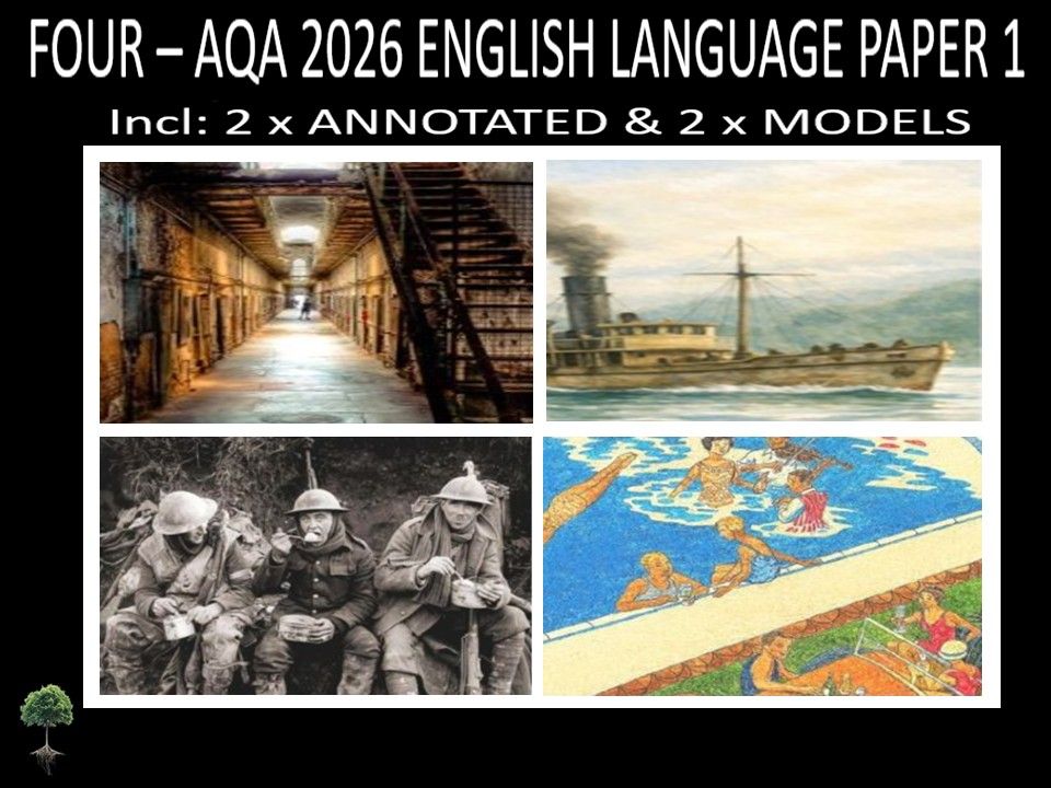 FOUR - AQA PAPER 1 | 2026 FULL MOCKS | ANNOTATED | MODELS