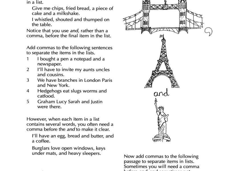 Literacy Basics: Punctuation Worksheets
