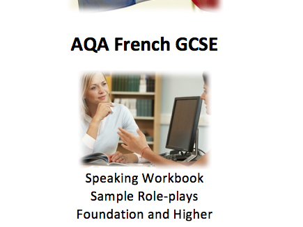 AQA French GCSE Speaking Workbook - role-plays