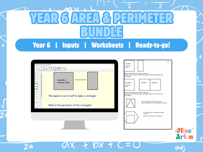 Year 6 Area and Perimeter – 3 Lessons