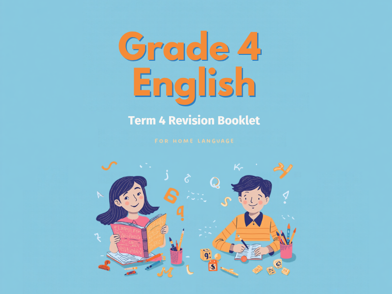 Grade 4 English Home Language Booklet