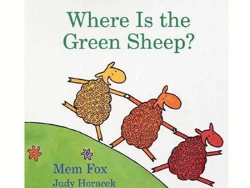 Where is the green sheep