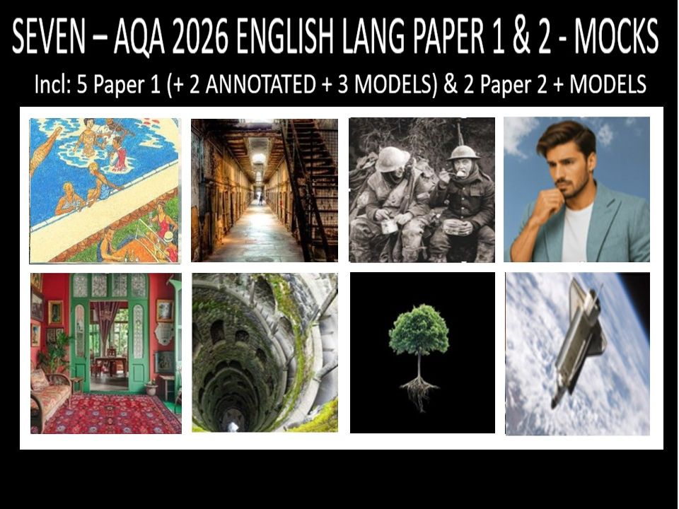 SEVEN - AQA PAPER 1 & 2 | 2026 FULL MOCKS | ANNOTATED | MODELS