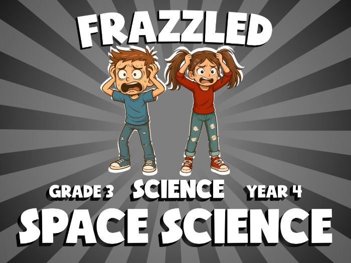 Space Science FRAZZLED Science Game | No-Prep Year 4 Review Activity