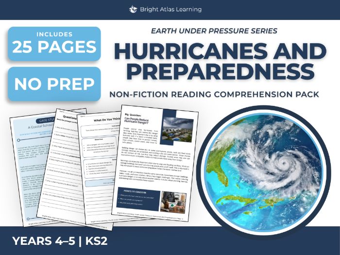 Hurricanes Reading Comprehension | KS2 Years 4 & 5