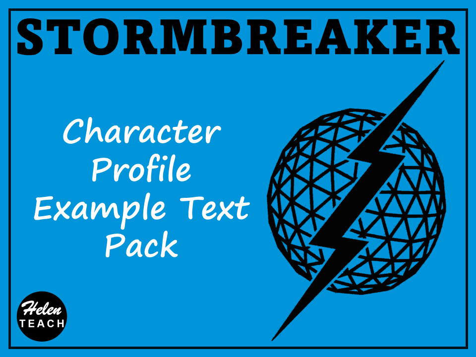 Stormbreaker Character Profile Example Text Pack Teaching Resources
