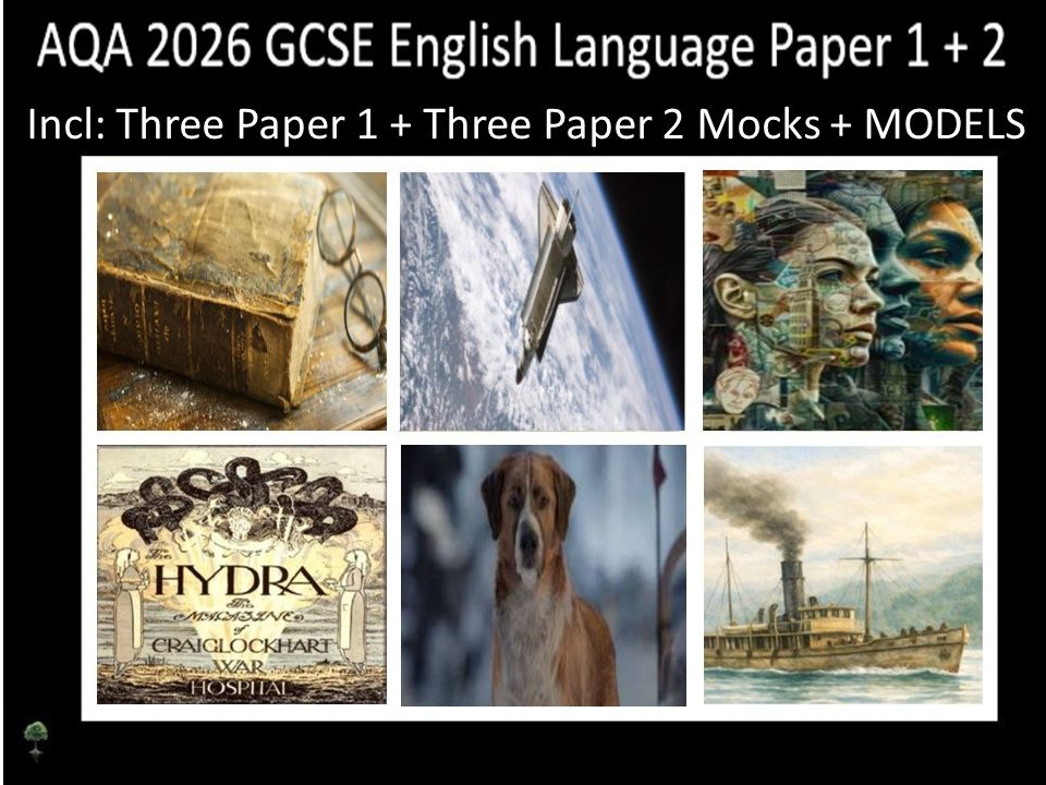 Six AQA 2026 GCSE English Language Paper 1 & 2 Mocks | Models