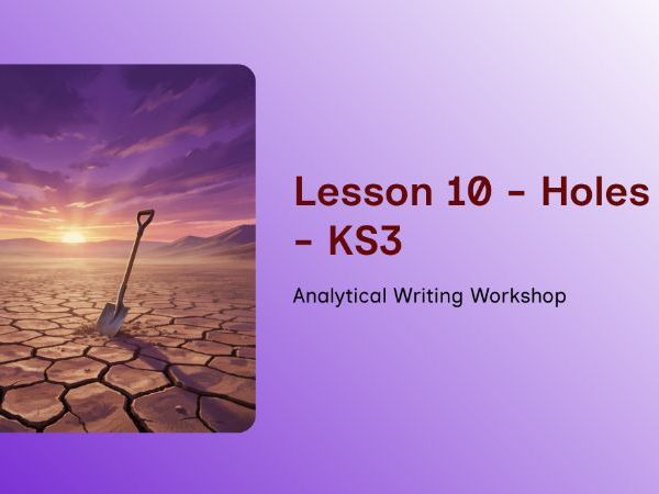 Holes -  Lesson 10: Mastering the PEEZL Analytical Paragraph