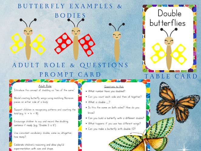 Doubling butterflies- Numicon