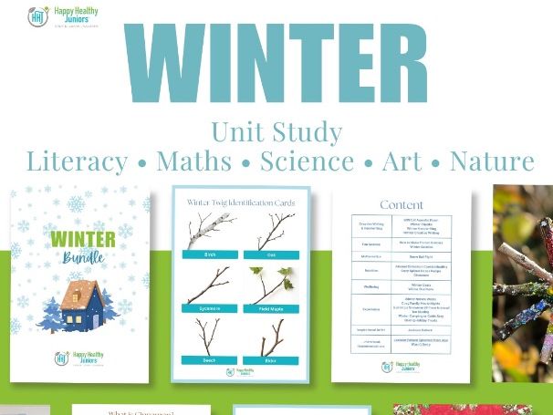 Winter Activities Bundle | Cross-Curricular Unit Study | Ages 4–11