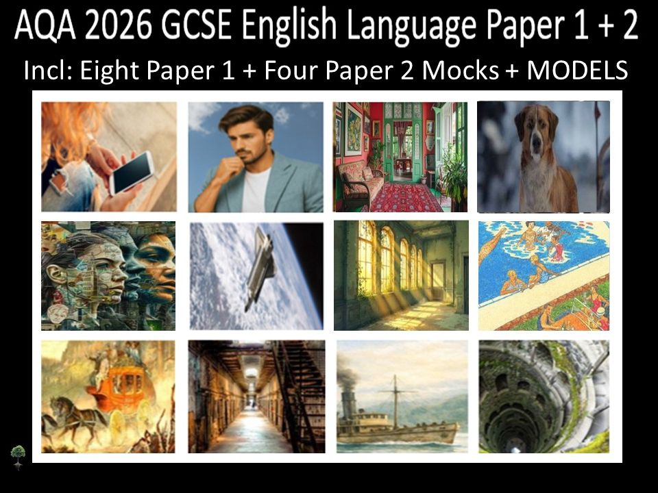 Twelve AQA 2026 GCSE English Language Paper 1 & 2 Mocks | Models