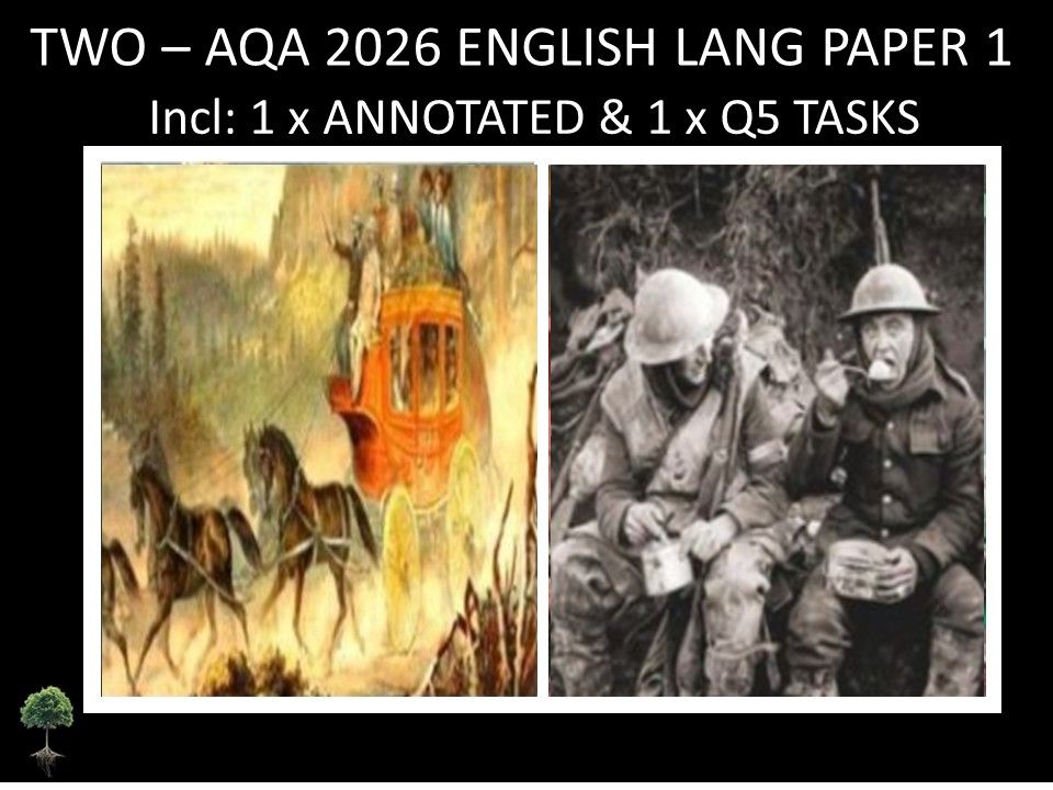 TWO - AQA PAPER 1 | 2026 FULL MOCKS | ANNOTATED | Q5 TASKS