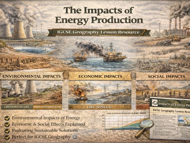 The impacts of Energy Production - IGCSE Geography - Resource Provision (First exam 2027)