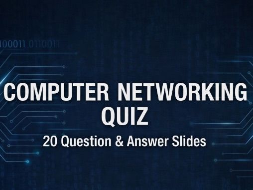 GCSE Computer Science Quiz: Computer Networks (LAN, WAN, Protocols & Hardware)