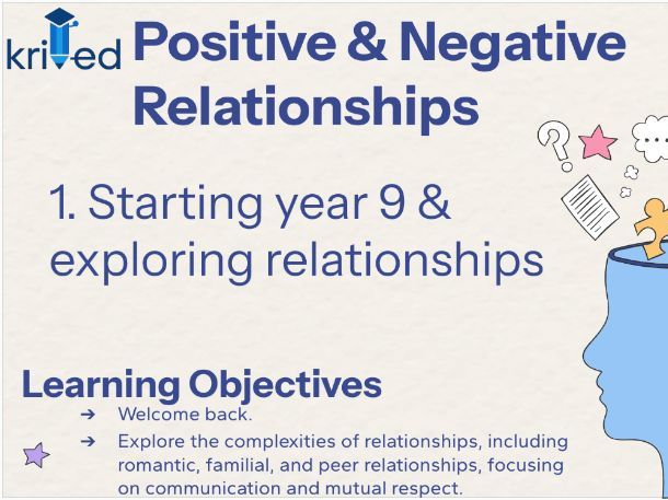 Starting year 9 & exploring relationships – KS3 Year 9 PSHE Lesson on Communication and Respect