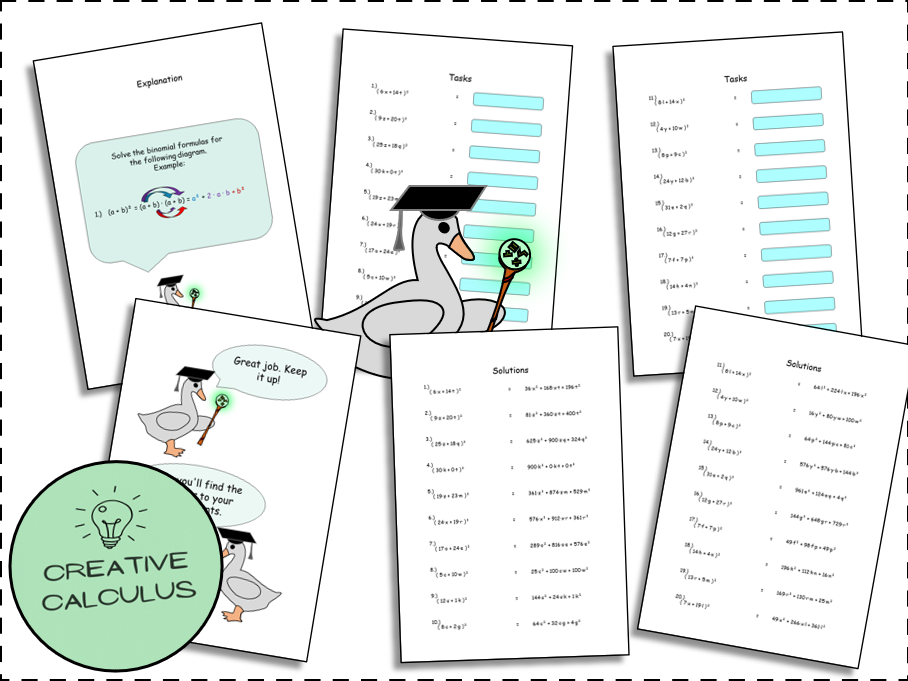BINOMIAL FORMULAS - The First Binomial