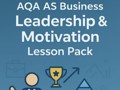 AQA AS Business - Leadership & Motivation Complete Lesson Pack (Theme 1.2)