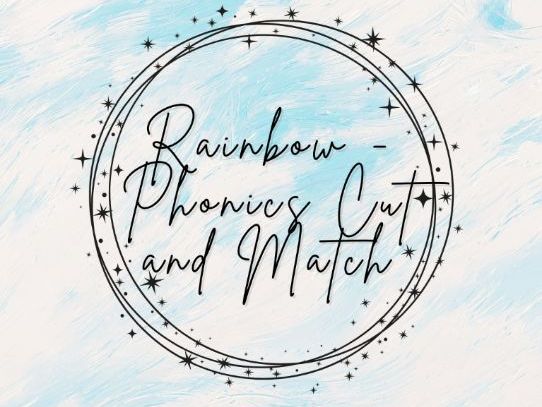 Phonics Rainbows - Cut and Match