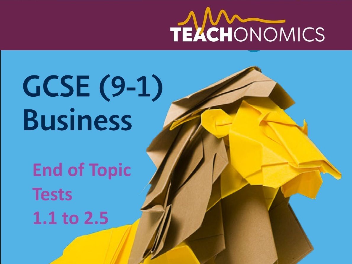 End of Topic Tests - Theme 1 and Theme 2 - Topics 1.1 to 2.5