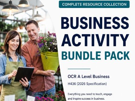 Business Activity Bundle | OCR H436 A Level Business