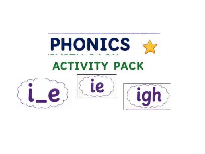 I_e, ie, igh phonic bundle