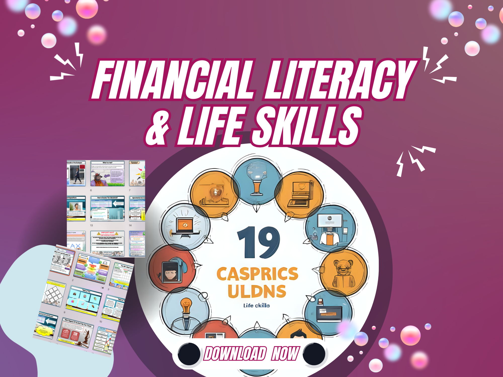 Financial education and life skills PSHE lessons KS4