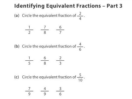 Identifying Equivalent Fractions - Part 3 | Teaching Resources