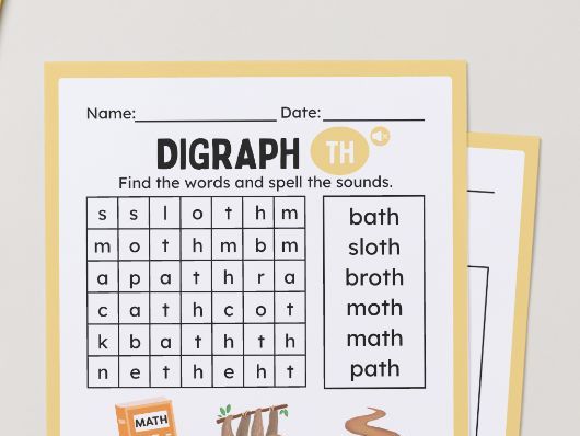 Th sound - Phonics Digraph