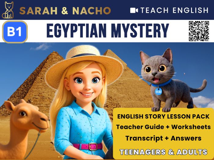 Egyptian Mystery | B1 ESL Video Lesson Pack
