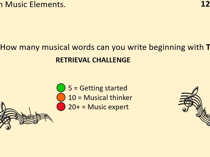 KS3 Music –  Musical Elements Lesson | Editable PowerPoint