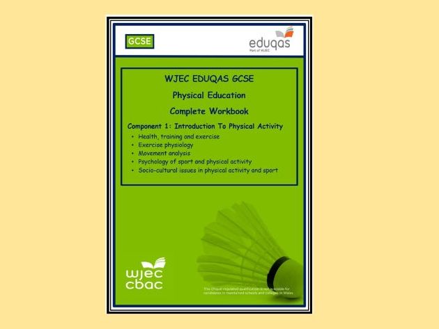 Eduqas - GCSE Physical Education – Socio-cultural issues – Complete Work Booklets