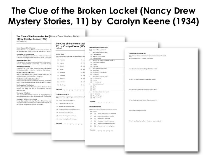 The Clue of the Broken Locket (Nancy Drew Mystery Stories, 11) by