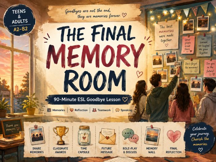 The Final Memory Room – 90-Minute ESL Goodbye Lesson