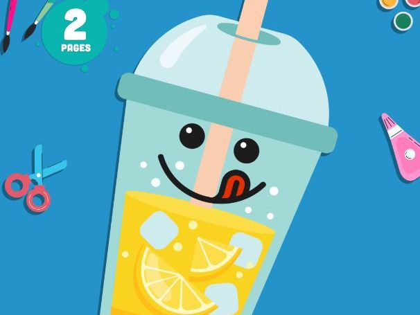 Lemonade Craft, How to Make Lemonade Craftivity, Summer Project