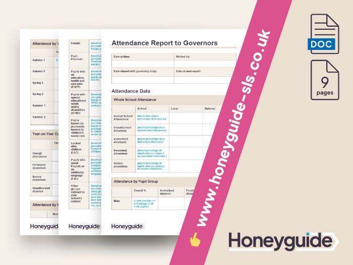 Attendance Report to Governors