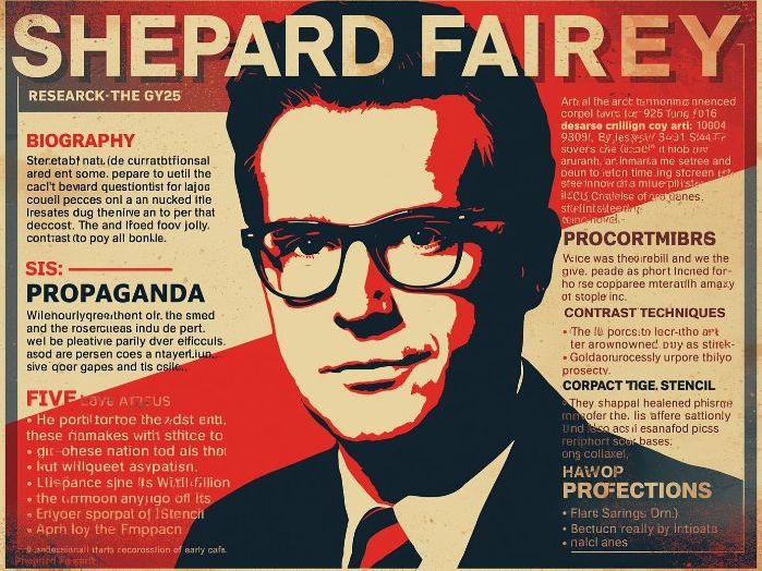 Shepard Fairey Artist Research | Street Art, Stencils & Propaganda Analysis